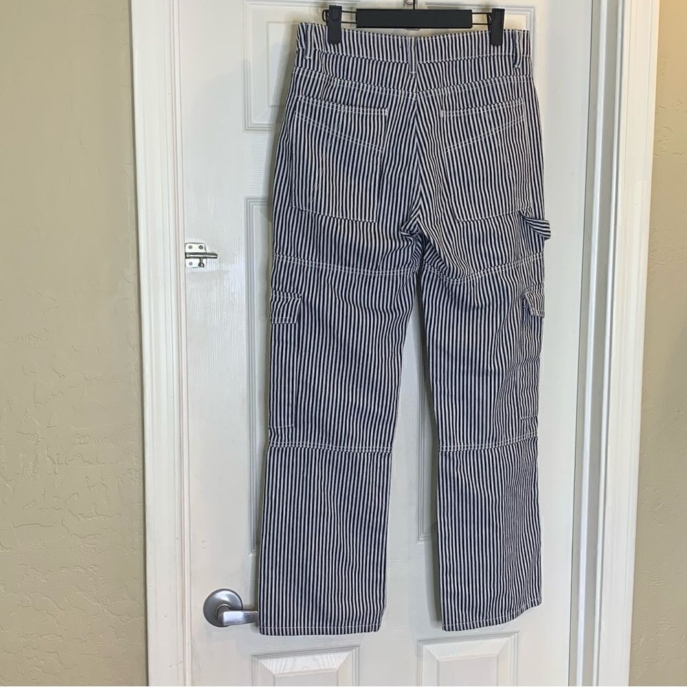 Edikted Stripe Out Cargo Pants Size Medium - Picture 10 of 10